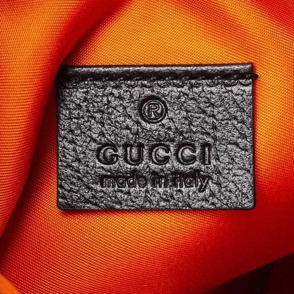 Gucci Orange GG Nylon Off The Grid Backpack Bag - Picture 8 of 10